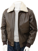 Veste bomber en cuir d'agneau véritable de haute qualité pour homme, style streetwear, col montant, hiver
