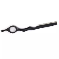 Rasoir à double tranchant en acier inoxydable de haute qualité, le plus vendu, avec lames à simple tranchant, couleur personnalisée pour la coupe et le coiffage professionnels des cheveux