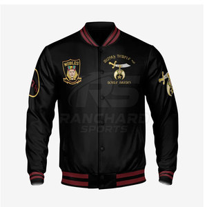 Chaqueta Masónica Personalizada de Alta Calidad con Símbolo Masónico, Chaqueta Universitaria Masónica Personalizada - Product Image 2