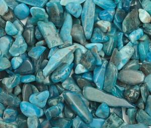 Meilleure qualité Offre Spéciale en vrac naturel bleu apatite puces puces de pierres précieuses cristal semi dégringolé puces cristal en vrac - Product Image 5