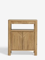 Vente chaude en bois de manguier 2 portes Table d'appoint polyvalent meubles de maison pour chambre salon école entrée blanchisserie pour salle à manger