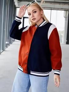 Chaquetas Varsity de Lana de Alta Calidad para Hombre, Talla XL, Estilo Urbano, Abrigos de Invierno Personalizados, Mangas Largas, Cuello Alto, Frente Sólido - Product Image 4