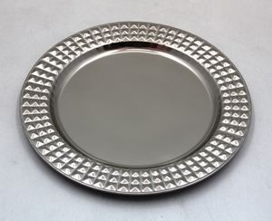 Precio al por mayor de placas de hierro redondas decorativas niqueladas decorativas hechas a mano, producto superior al por mayor de fábrica - Product Image 2