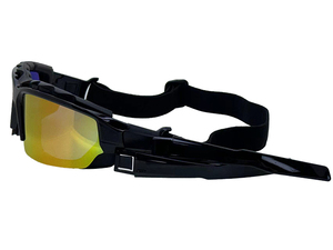 Lunettes de sécurité CE EN166 ANSI Z87.1 avec verres en polycarbonate, revêtement anti-buée/anti-rayures, protection UV 400, bandeau réglable rapide pour l'équitation - Product Image 6