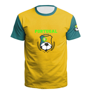 La última camiseta de fútbol sublimada de ropa deportiva ajustada unisex con diseño elegante de impresión digital - Product Image 2