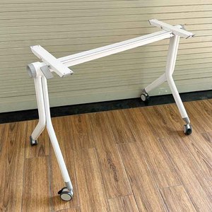 CADY HCMS004 Minimalist Design <b>Folding</b> <b>Table</b> <b>Legs</b> with Wheels - Product Image 4