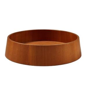 Bol à pâte en bois de mangue perlé artisanal de haute qualité bol à cœur brun conique fabriqué en inde - Product Image 1