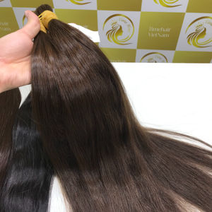 60 cm Negro Raw Virgen Onda Natural Cabello Doble Calidad - Product Image 1