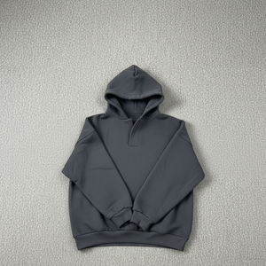 2025 nouveau arrivé couleur unie blanc poids lourd 100% coton polaire femmes sweats à capuche broderie personnalisée Logo sweat à capuche - Product Image 6