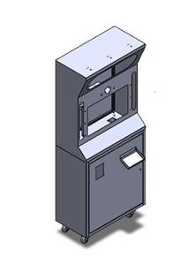 Cabina de Fotos Móvil Personalizada Bajo Demanda, Quiosco, Soporte de Exhibición, Almacenamiento con Cerradura, Sistema de Ventilación Integrado - Product Image 4
