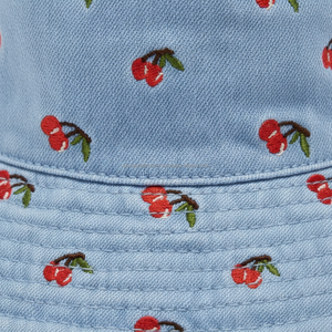 Chapeau Bob Tendance Brodé de Fleurs Marguerites - Chapeau de Soleil d'Été en Coton Doux pour Hommes et Femmes - Product Image 2