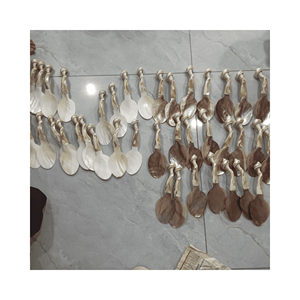 Cuillère en nacre ustensile de nacre naturelle pour service de caviar et dégustation de desserts, matière coquillage poli fabriqué au Vietnam - Product Image 4