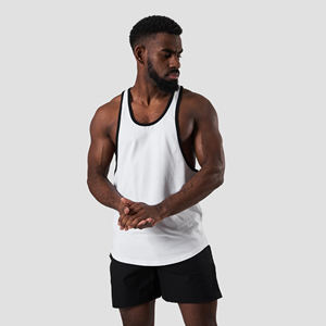 Débardeurs pour hommes Sports Bodybuilding Custom Muscle Workout Gym Athletic Stringer Débardeur pour hommes - Product Image 4