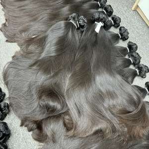 ผมตรงธรรมชาติสำหรับต่อผมจากผมมนุษย์ - Product Image 5