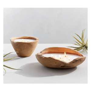 Bol de bougie à la mangue de taille personnalisée fini naturel de forme irrégulière de qualité supérieure pour cadeau d'affaires cadeaux relatifs pour décorer - Product Image 1