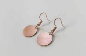 Bijoux traditionnels faits à la main de haute qualité pour les femmes boucles d'oreilles de mode conceptions personnalisées en cuivre pur - Product Image 2