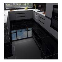 Carreaux de porcelaine blanche 600*600mm, carreaux modernes pour murs et sols intérieurs, marbre carré chinois, granit noir Galaxy