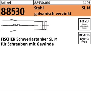 Anclaje Fischer de Alta Resistencia R 88530 SL M24 de Acero, Paquete de 5 Piezas - Product Image 1