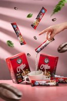 Café instantané 3 en 1 (20 sachets x 16g) – Boîte OEM/ODM en vrac, marque privée, torréfaction italienne douce, café Arabica lyophilisé en poudre