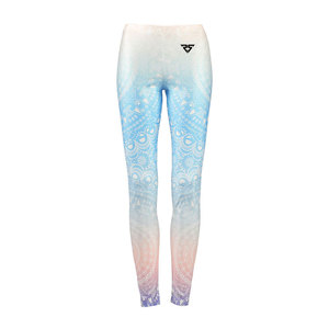 Pantalones de yoga coloridos Leggings suaves de cintura alta con estampado personalizado para correr Ciclismo Yoga Sublimación Leggings para mujeres - Product Image 1