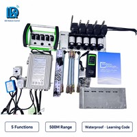 Télécommande sans fil DLK à 5 boutons pour grue, étanche 500M, proportionnelle, DC12V 24V 433MHz, rechargeable, pour grue montée sur camion