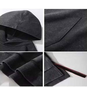 Sweats à capuche 100% coton pour hommes Nouveau style Pull décontracté Brodé Streetwear Sportswear Sport d'hiver Sweats à capuche en vente - Product Image 6