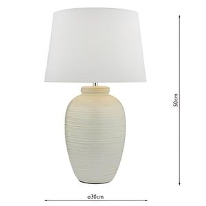 Lampe de table LED à base métallique avec douille E14/E26, design moderne, taille moyenne pour chambre à coucher - Product Image 4