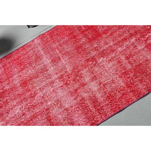 Alfombra de lana roja de área grande clásica moderna, 3,3x6,6 pies, diseño turco Vintage, patrón de retazos, juego de pasillo Rectangular de látex de 10mm - Product Image 5