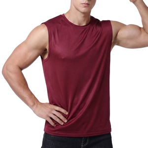 Débardeurs Homme Extensibles et Confortables, Personnalisables (Logo et Couleur), pour Entraînement, Fitness, Sport et Tenue Décontractée, Prix de Gros - Product Image 1