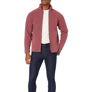 Breathable Long Sleeve <b>Micro</b> Polar <b>Fleece</b> with Tags Professional OEM Services In Wholesale With Microfleece <b>Men's</b> Jackets - Product Image 3