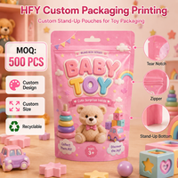 Sacs d'emballage lumineux en plastique à design coloré personnalisé pour jouets, boîtes mystères et emballages de jouets