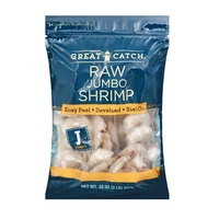 Sachet de congélation personnalisé pour fruits de mer, poissons, crevettes, saumon, avec fenêtre transparente, pochette verticale, emballage plastique thermoscellable