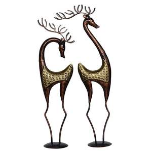 Campana de latón decorativa hecha a mano Pooja Dear en acabado dorado Campana de latón indio macizo para artículos de regalo - Product Image 3