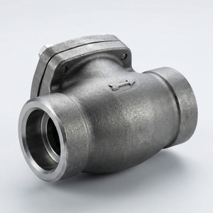 Vanne de retenue forgée, taille 1/2'' SW, extrémités en acier au carbone, pour usage industriel, permettant le flux avant et empêchant le reflux. - Product Image 1