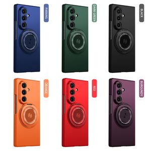 Étui de téléphone de luxe pliable, résistant aux chocs et aux chutes, avec support magnétique rotatif à 360°, aimant puissant N52, revêtement mat en polycarbonate rigide - Product Image 6