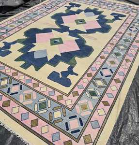 Alfombras Oushak altas de lana hechas a mano 8x10 10x14 9x12 tamaños juegos de Alfombras anudadas a mano para sala de estar para uso doméstico - Product Image 5