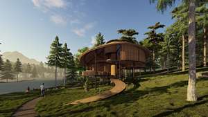 Alta calidad 104sqm Prefabricado Bungalow Moderno 40HC Industrial Prefab Invernadero de Vietnam - Product Image 4