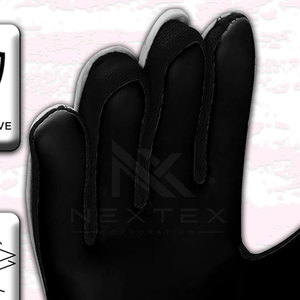 Gants de gardien de but professionnels en PU de haute qualité, fabriqués sur mesure, avec sangle de poignet réglable et fermeture auto-agrippante - Product Image 6