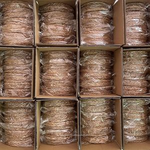 New Classic Eco-Friendly Water Hyacinth Rattan Round Placemats and <b>Coasters</b> Handmade Wedding Table Decoration Accessories - Product Image 5