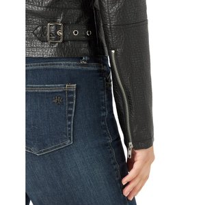 Chaqueta de cuero de vaca auténtico para mujer, moda de invierno, estilo Bomber, venta al por mayor - Product Image 5