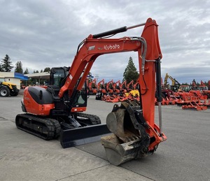 Chargeuse sur chenilles Kubota KX080-4S2 2022 - Classe 8 tonnes, moteur diesel puissant, boîte de vitesses et pompe efficaces - Product Image 1
