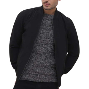 Chaqueta de invierno para hombre al por mayor bombardero de algodón de nuevo diseño con cuello levantado y cierre de cremallera chaqueta de estilo informal de tela de lona - Product Image 1
