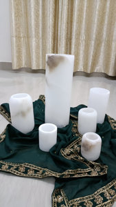 Bougeoir en albâtre naturel à mouvement rapide Le client le plus populaire Favorite Top Rated Collector Item High In Demand Wholesale - Product Image 3