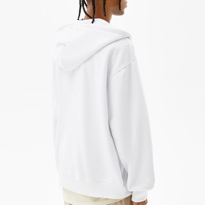 Sweat-shirt à capuche pour homme, coupe droite, 100% coton, double fermeture éclair, haute qualité, brodé, idéal pour l'hiver - Product Image 4