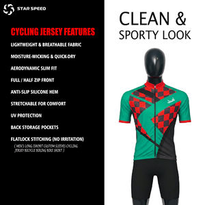 Maillots de cyclisme pour adultes de haute qualité, vêtements de vélo de montagne, personnalisés pour hommes et femmes, 100% polyester, extensible, respirant - Product Image 5