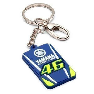 Dual VR46 Yamaha for Valentino Rossi <b>Keyring</b> Promotional Keychains & <b>Carabiners</b> - Product Image 1