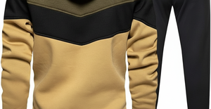 Chándal Deportivo Personalizado para Hombre con Capucha, 100% Algodón, Transpirable y Antibacteriano |   Conjunto Deportivo de Forro Polar para Invierno |   Logotipo Bordado - Product Image 6