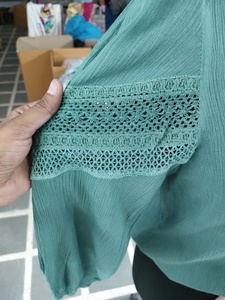 ชุดสายสำหรับผู้หญิงชุดลูกไม้โบฮีเมียนและกางเกงขาสั้นผ้าฝ้ายออร์แกนิกฤดูร้อนชุดด้านหน้าชายหาดระบายอากาศดี - Product Image 2