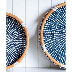 Choix populaire: Plateaux de service décoratifs en jonc de mer ronds fabriqués à la main du Vietnam, articles les plus vendus pour la décoration de la maison et du restaurant - Product Image 6