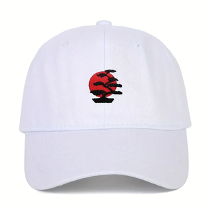 Casquette de baseball en maille respirante avec logo artistique imprimé, style décontracté unisexe en coton mélangé, idéale pour l'extérieur et la plage - Product Image 1